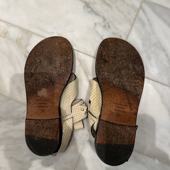 Isabel Marant Snakeskin Embossed Texture Gladiator Sandals 37 - Picture 4 of 4